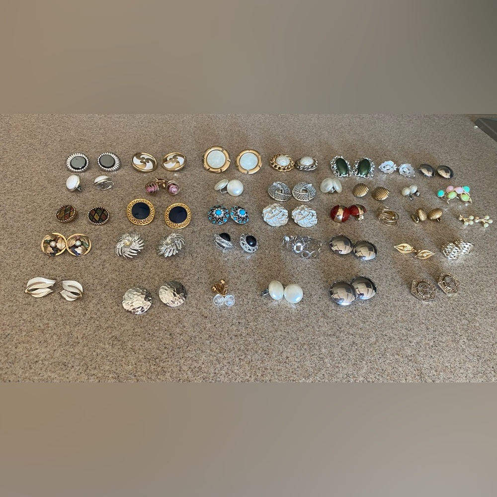 Vintage Clip On Earrings Lot (Marked)